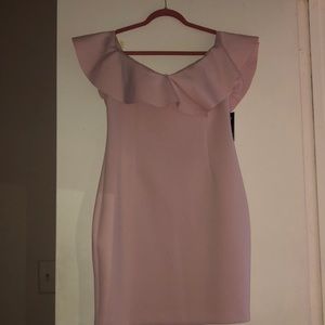 A pink mid dress from Guess